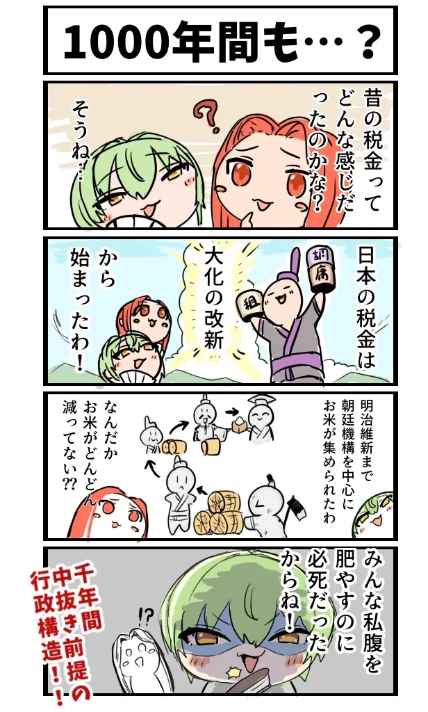 税と米の歴史を整理して日本史をカンタンに！【ササノンのちょっと深ぼり歴史トーク＃4】